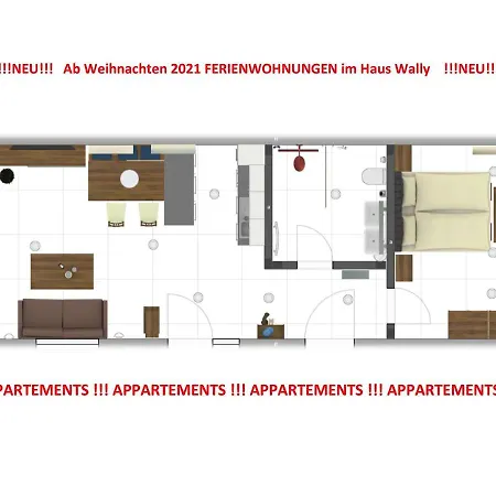 Haus Wally 3* Нойштифт-им-Штубайталь